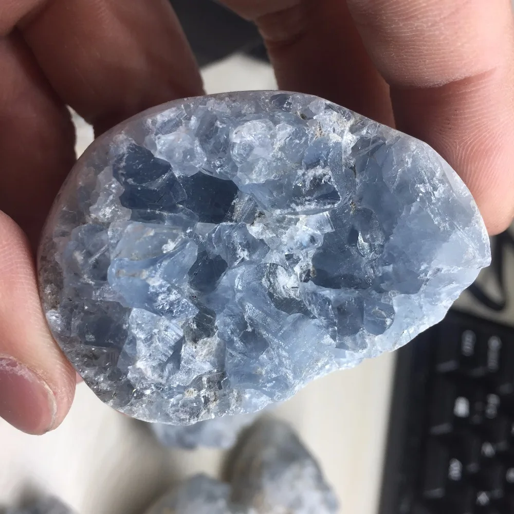 

Anniversary Promotional Price 126g Natural Healing Celestite Quartz Cluster Crystal Specimen BU342