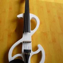 N1 белый цвет электрическая скрипка 4/4 скрипка ручной работы o музыкальные инструменты, скрипка бразильский деревянный смычок