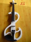Best Price as low as $120.75 N1 High quality white color electric violin 4/4 violin handcraft violino Musical Instruments violin Brazil Wood bow