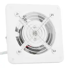 4 pouces 25W 220V haute vitesse ventilateur d'échappement toilette cuisine salle de bains suspendu mur fenêtre verre petit ventilateur extracteur d'échappement Fa