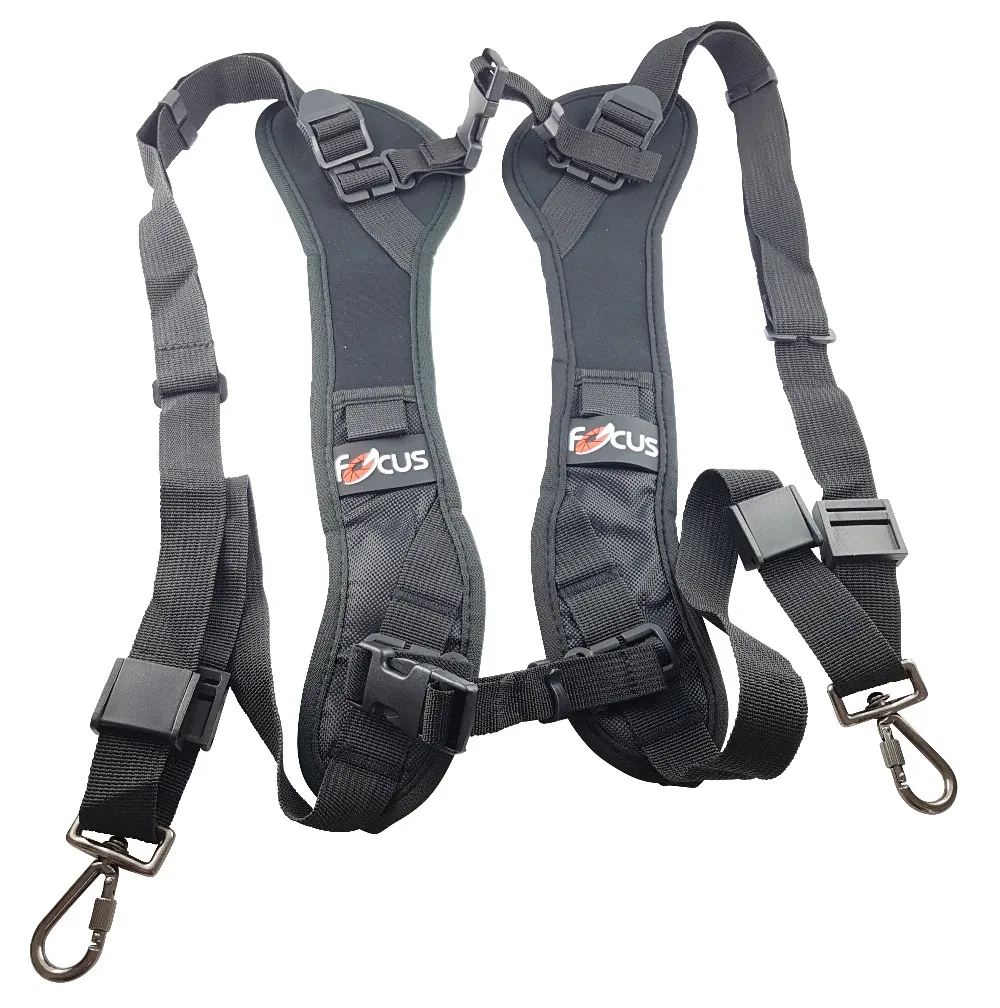 Ремень для камеры Focus черный ремень DSLR с двойным фокусом быстрая фиксация шеи и