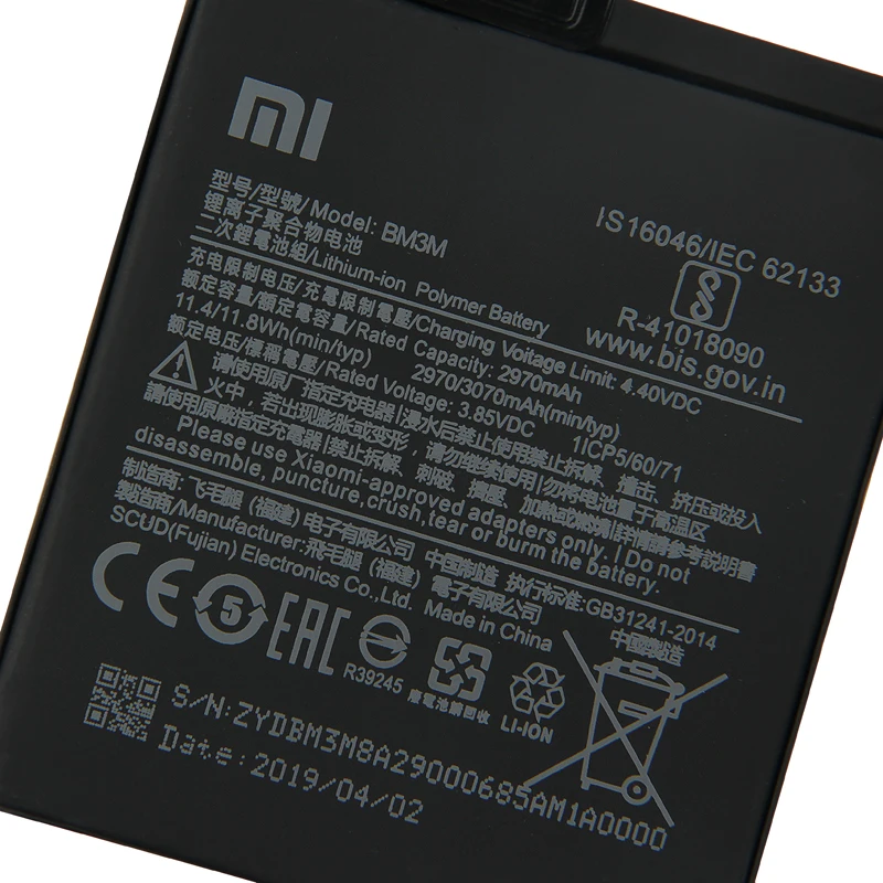 Xiao mi Xiaomi mi BM3M аккумулятор для телефона Xiao mi 9 SE Xiaomi mi 9SE 3070 мАч сменный аккумулятор+ инструмент