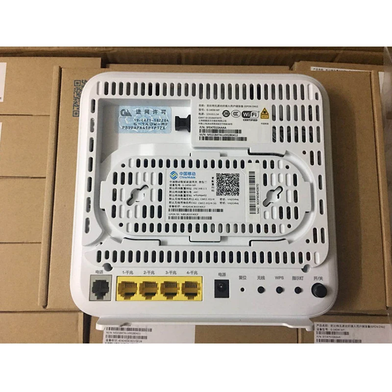 Alcatel-lucent G-140W-MD GPON ONU 1GE + 3FE + 1Tel + Wifi + USB английская прошивка Функция как HG8546M HG8346M HG8245H GPON ONU