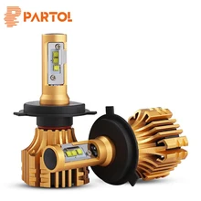

Partol S6 H4 H7 H11 9005 9006 H1 Car LED Headlight Bulbs 70W 7000LM SMD Automobile Headlamp Front Lights 6500K 12V 24V
