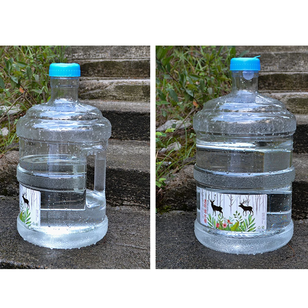 Portable Plastic Water Storage Container Bottle Carrier Jerry Can Bucket Food Grade PC Outdoor Sports Water Supplies Equipment