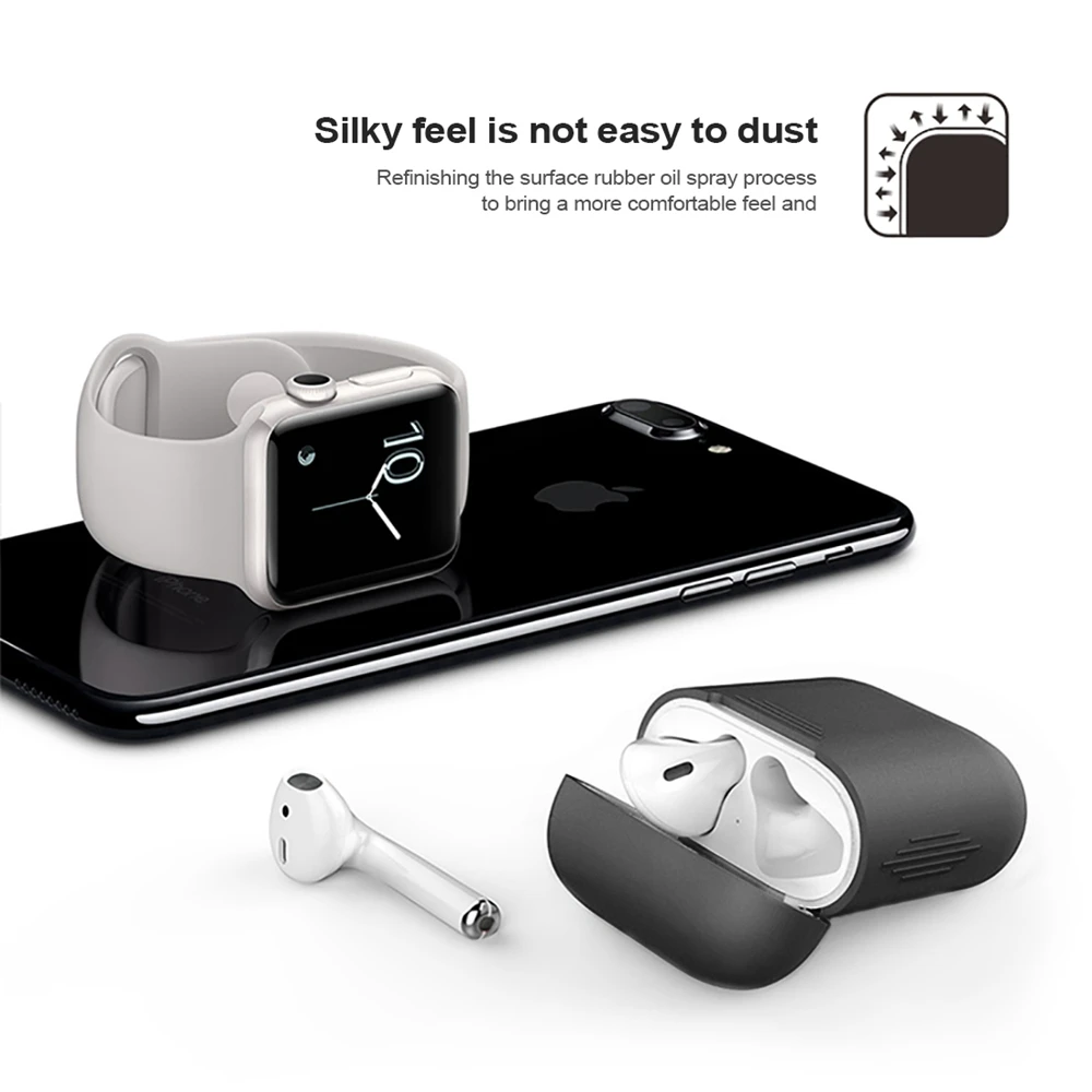 Мягкий силиконовый чехол из ТПУ для беспроводных наушников с Bluetooth аксессуары