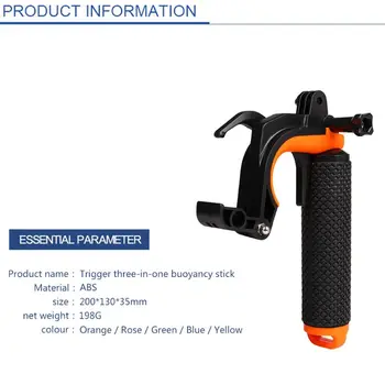 

Float Shutter Stabilizer Grip Pistol Trigger Set Diving Floating Handle For GoPro Hero3+/4 Sprots Camera Accessories