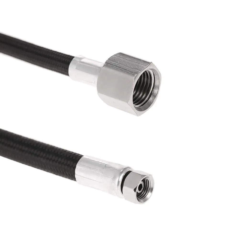 6' USB кабель с нейлоновой оплеткой Аэрограф шланг с Стандартный BSP G1/8 "-G1/4" Женский 1,8 m (6ft) Размеры установки заканчивается регулятор