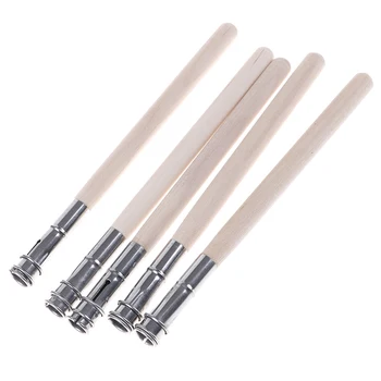 

5Pcs Pencil Extender Adjustable Wooden Lengthener Holder Painting Drawing Tool Hot