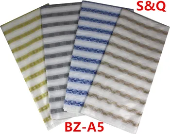 

High Quality 10yards fashion african bazin riche lace fabric for wedding dress double color african guinea brocade fabric BZ-A5