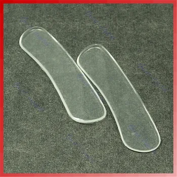 

THINKTHENDO 1 Pair Silicone Back Heel Liner Gel Cushion Insole High Shoes Grip