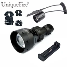 UniqueFire UF-1504 IR 850NM светодиодный регулируемый масштрабируемый комплект инфракрасного фонаря+ дистанционный переключатель зарядка прицела 3 режима