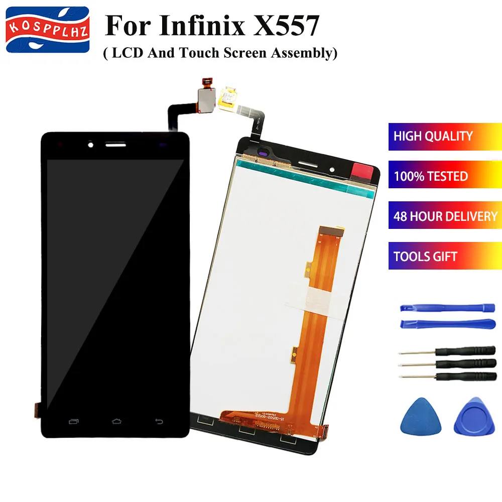 Для infinix hot 4 pro x557 Полный ЖК экран дисплей кодирующий преобразователь сенсорного