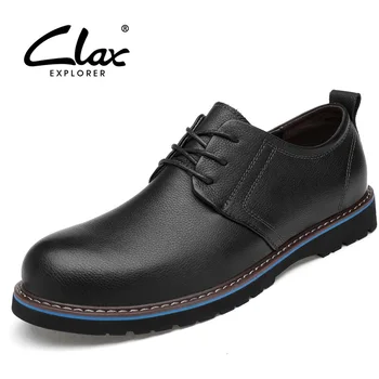 

CLAX Mens Shoes Genuine Leather 2019 Spring Autumn Male Dress Shoe Oxfords Man Formal Footwear Wedding Shoe