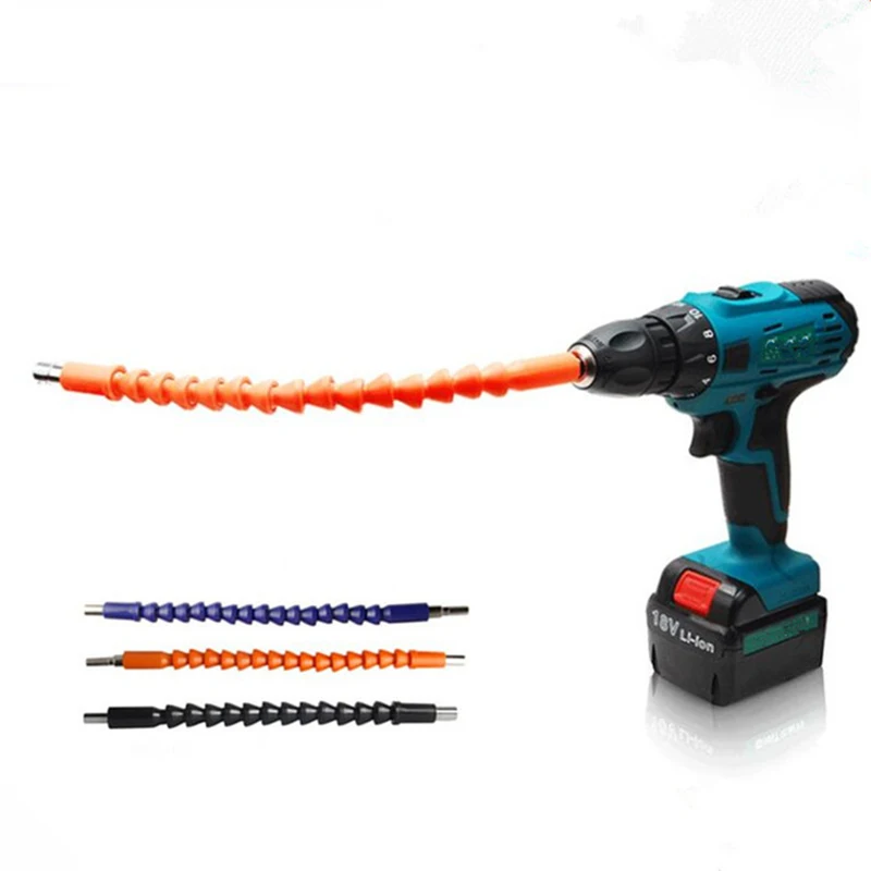 

300mm flexible Cardan shaft Electric drill electric hand screwdriver bit extension wand hose connection soft shaft (no drill)