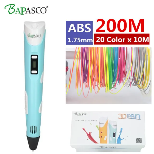 Special Price Original BAPASCO 3D Pens Compatible 1.75MM ABS/PLA Filament OLED Temperature Screen 3D Pen For Kids Imagine DIY Printing Pen 3D Special Price Original BAPASCO 3D Pens Compatible 1.75MM ABS/PLA Filament OLED Temperature Screen 3D Pen For Kids Imagine DIY Printing Pen 3D