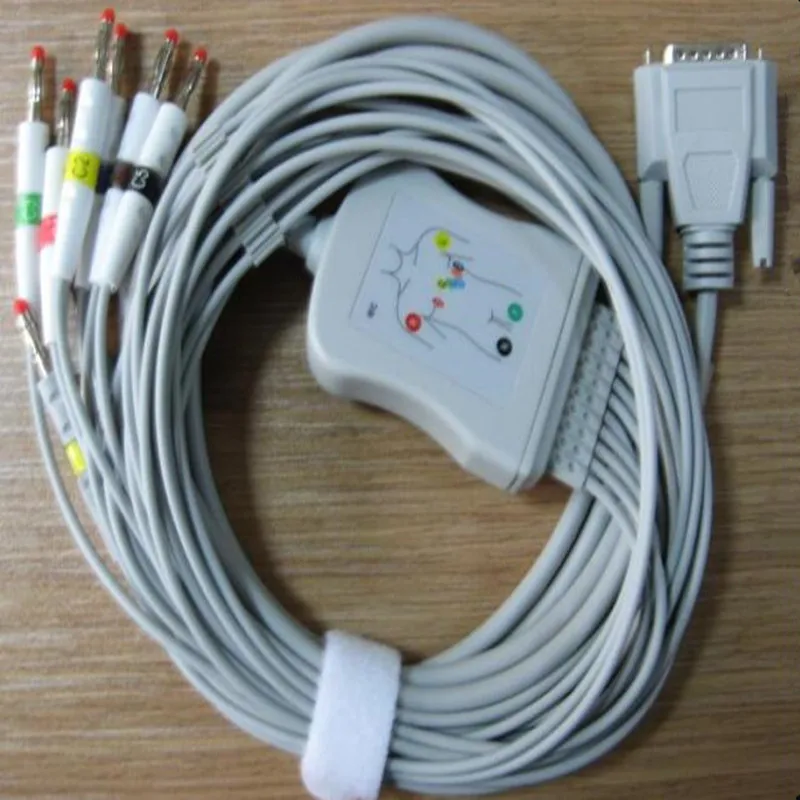 ecg com leadwires 10 leves cabo ecg medico 40 banana endtpu 01