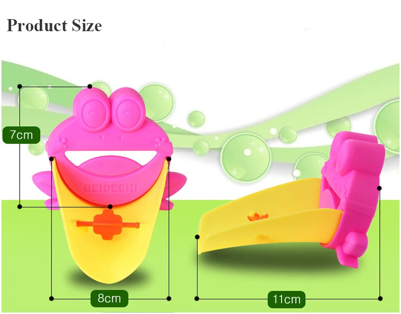 Детская Милая лягушка расширитель для детей мытье рук удобный ребенок помощник Ванная комната раковина кран суют расширители