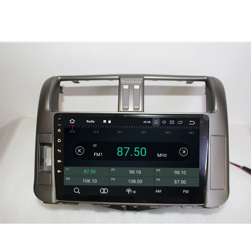 Excellent Lenvio IPS 2GB RAM Android 7.1 CAR Radio GPS Navigation For Toyota Prado 150 2010 2011 2012 2013 CAR DVD Player head unit DAB BT 3