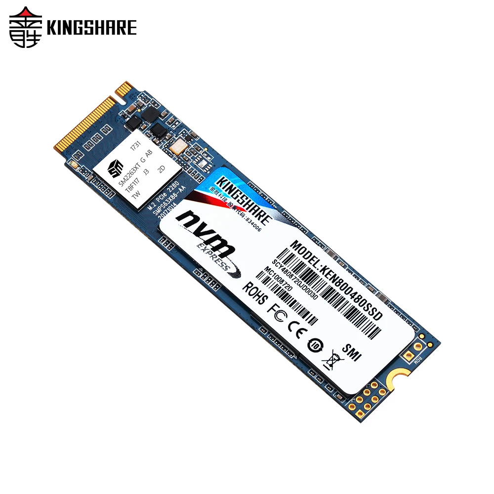 

KINGSHARE m.2 SSD 2280 NVME 128GB 256gb 512gb HDD M2 Inrernal Solid State Hard Disk NVMe PCIE SSD For Laptop Desktop M.2 KEN800