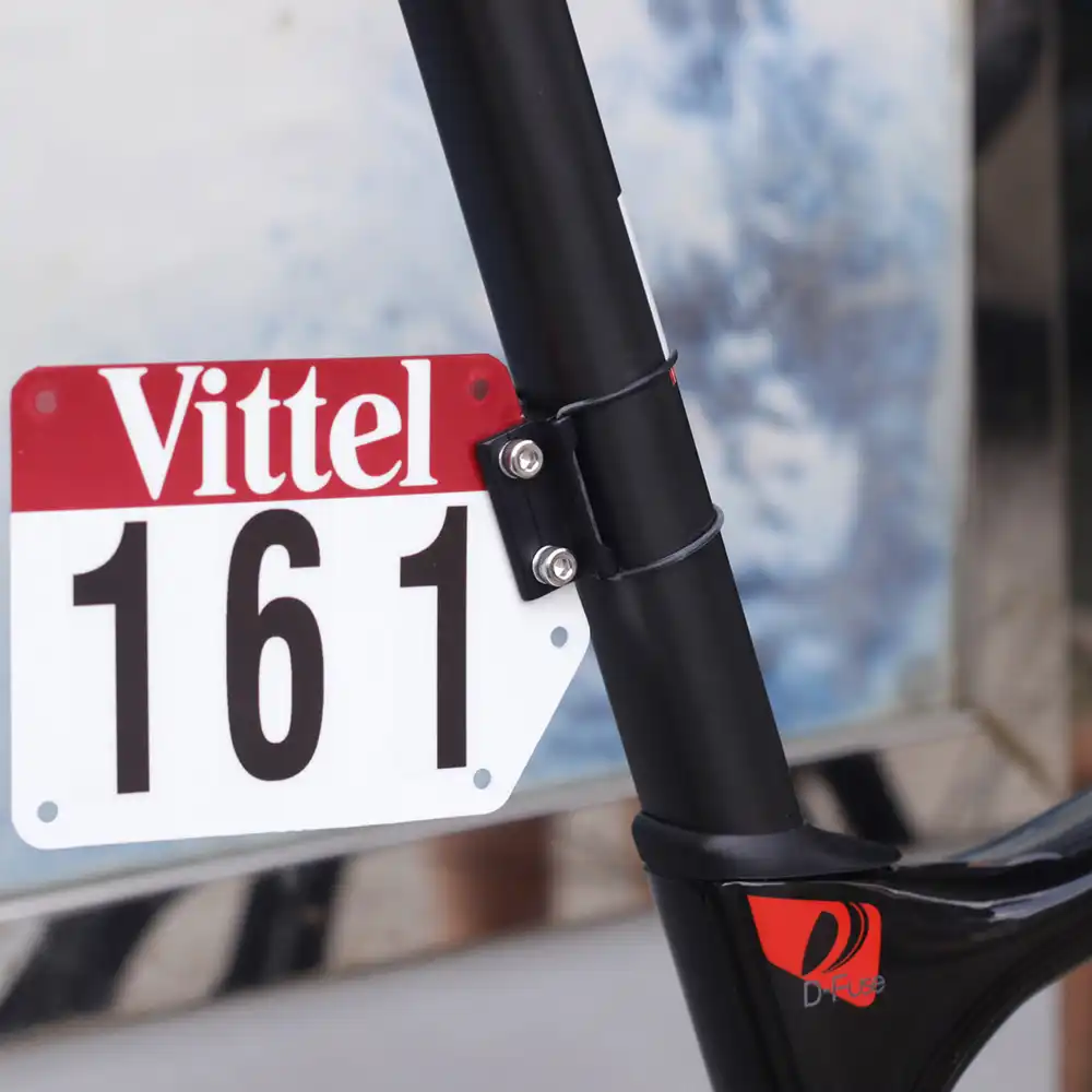 triathlon bike number holder