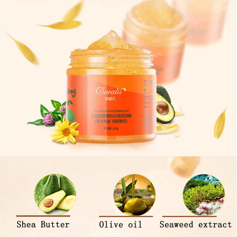 Shea Butter Foot Cream foot scrub massage Cream Exfoliating Feet Cream