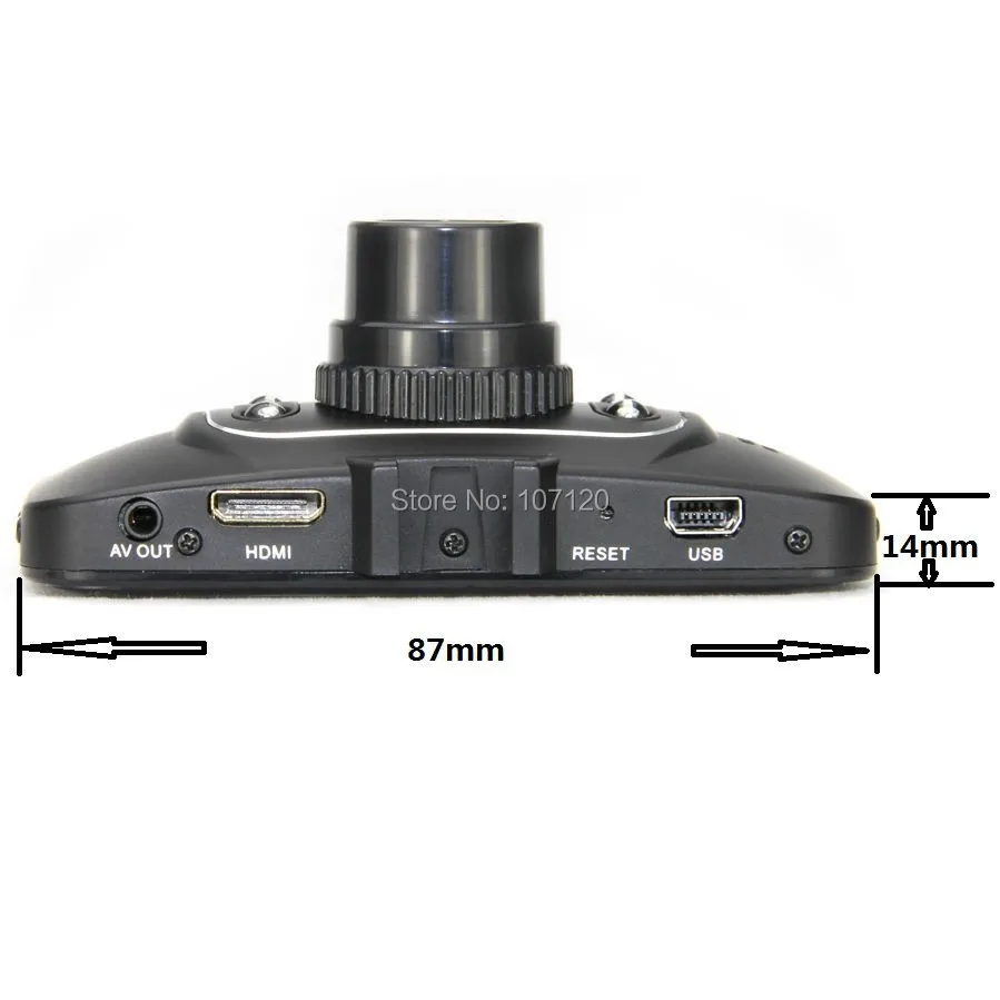 Новое высокое качество 1080 P Автомобильная камера DVR видео Регистраторы Dash Cam g-сенсор HDMI GS8000L 140 с широкоугольным объективом с углом обзора