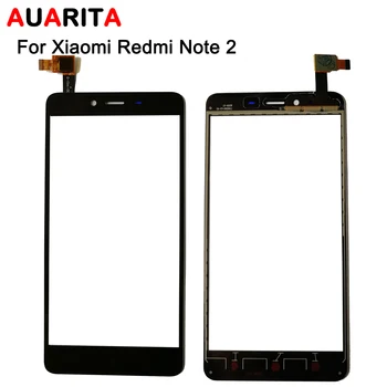 

high quality 5pcs/lot touch panel Digitizer Touch Screen Glass for xiaomi redmi note 2 note2 Digitizer Sensor Front Glass