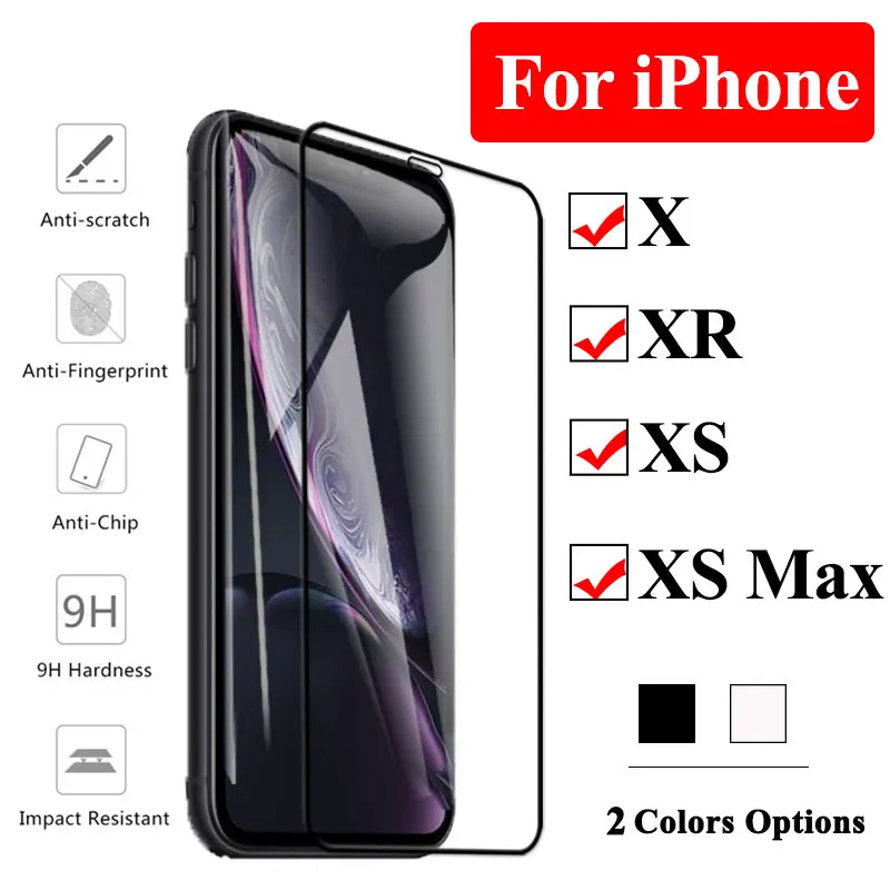Защитное стекло для iPhone xs max xr x Закаленное Стекло tremp i сотовый телефон xmaxs xmas aphone