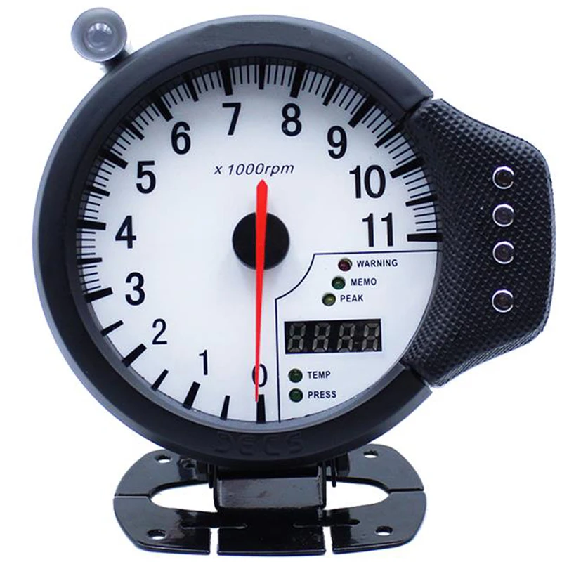 

12V 5 Inch Tachometer EL-3-in-1 Water Temp Oil Press Gauge RPM Meter tach tacometro moto boat inter shift light speedometer car
