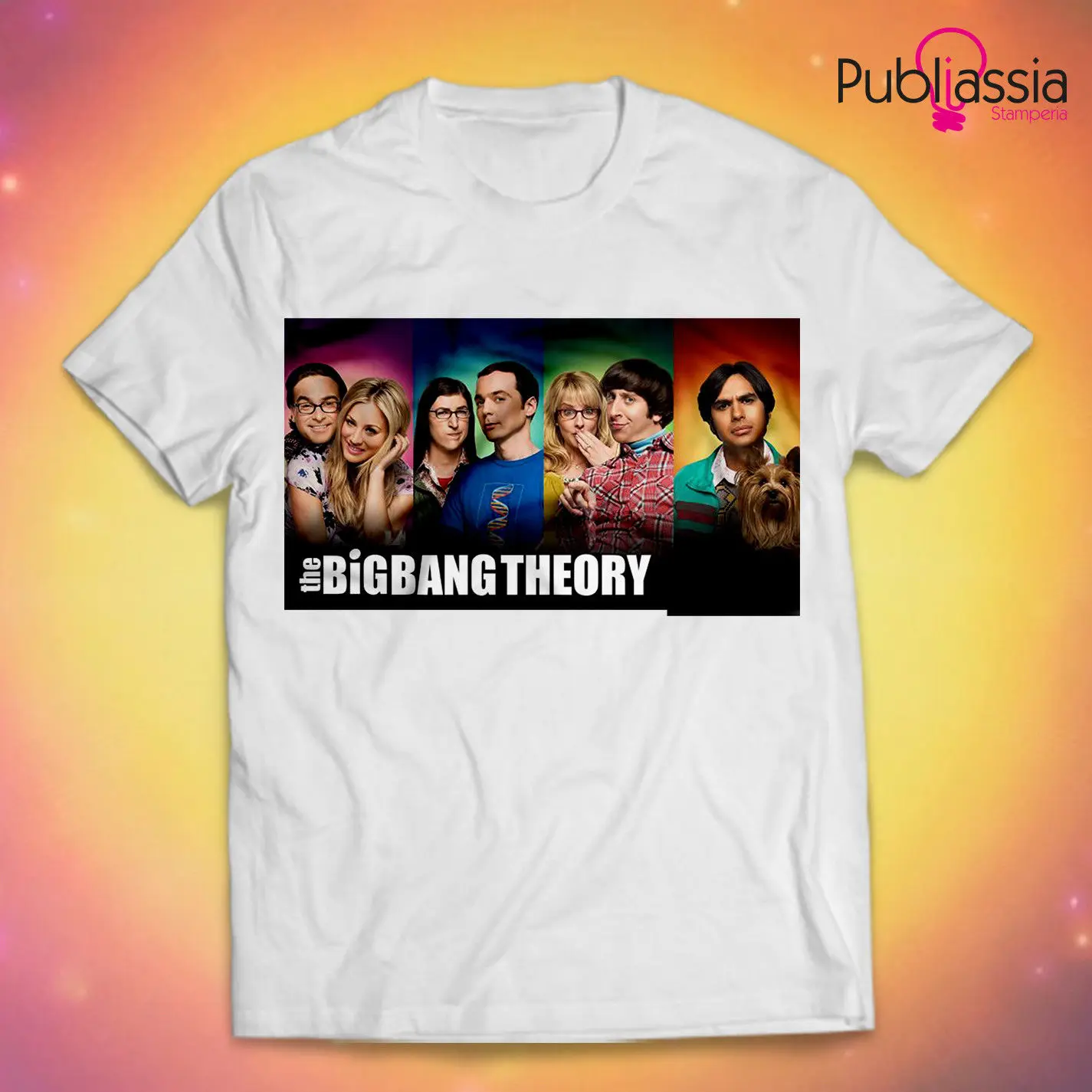 The Big Bang Theory T shirt TBBT 8 maglietta idea regalo sheldon serie ...