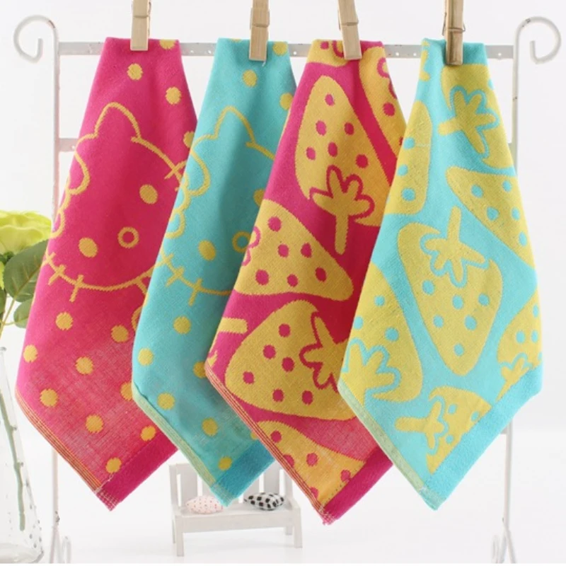 

Soft Cute Hello Kitty Baby Towel Handkerchief For Infant Kid Children Feeding Bathing Face Towel.T-0205