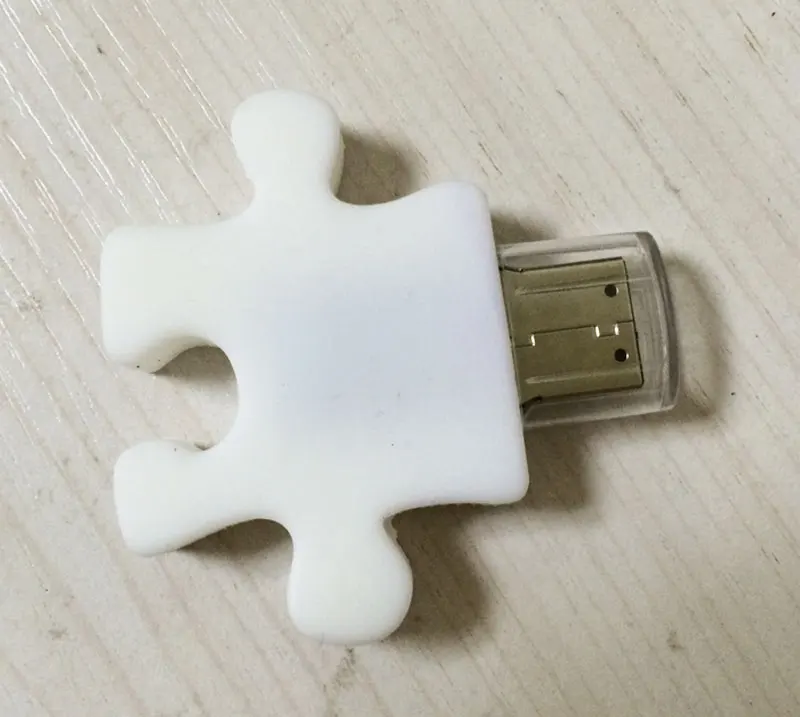 

5 Pieces USB2.0 No logo PVC Puzzle USB Memory Stick PVC Mini Puzzle USB Flash Drives PVC Puzzle USB Key