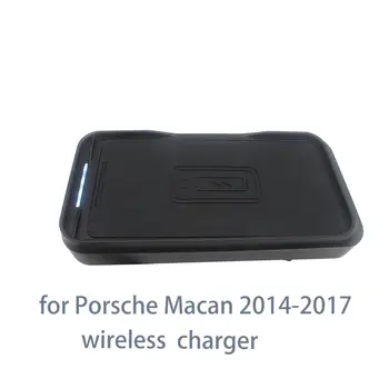 

Qi 10W 7.5W Car Mount Wireless Charger Module Fast Charging Device Pad Mat For Porsche Macan 2014-2017 For Samsung Iphone
