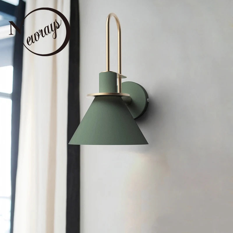 Nordic clarion wall lamp modern industrial wall light LED E27 with 3