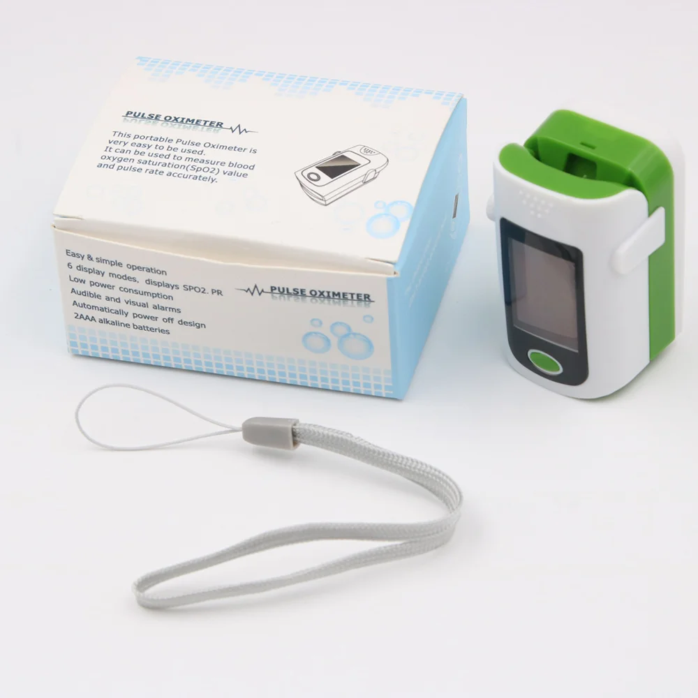 Портативный Пальчиковый оксиметр, медицинское оборудование, монитор сердечного ритма, ЖК-аппарат для измерения сердечного ритма, Saturometro Home - Color: green
