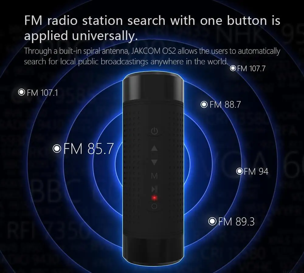 JAKCOM OS2 умный открытый динамик Горячая в радио как Мини Радио fm Усилитель fm-сигнала цифровой радиоприемник