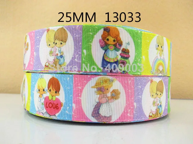 

(5yds per roll) 10Y13033 kerryribbon tape 1" printed Grosgrain ribbon DIY headwear ribbon and bow garment accessories
