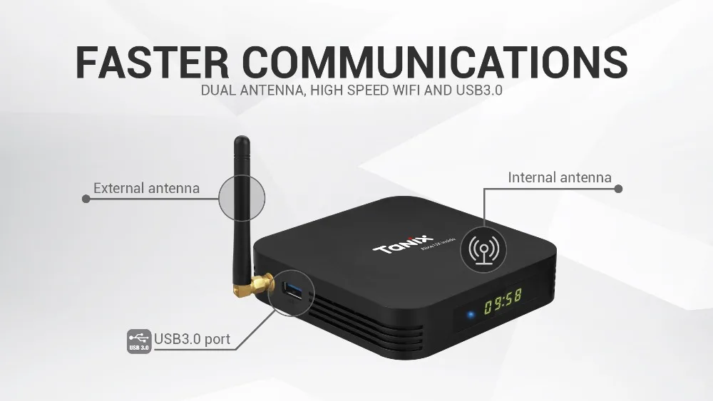 Tanix TX6 10 шт. Android 9 0 ТВ коробка 4 г 32 Allwinner H6 Quad core 2 4G + 5G двухъядерный процессор Wi Fi BT 1 4K