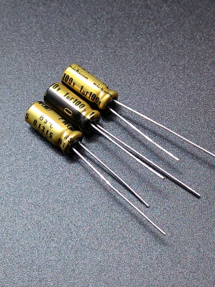 

30PCS Nichicon FW 1uF/100V genuine spot 1uf 100v audio imported for capacitor free shipping