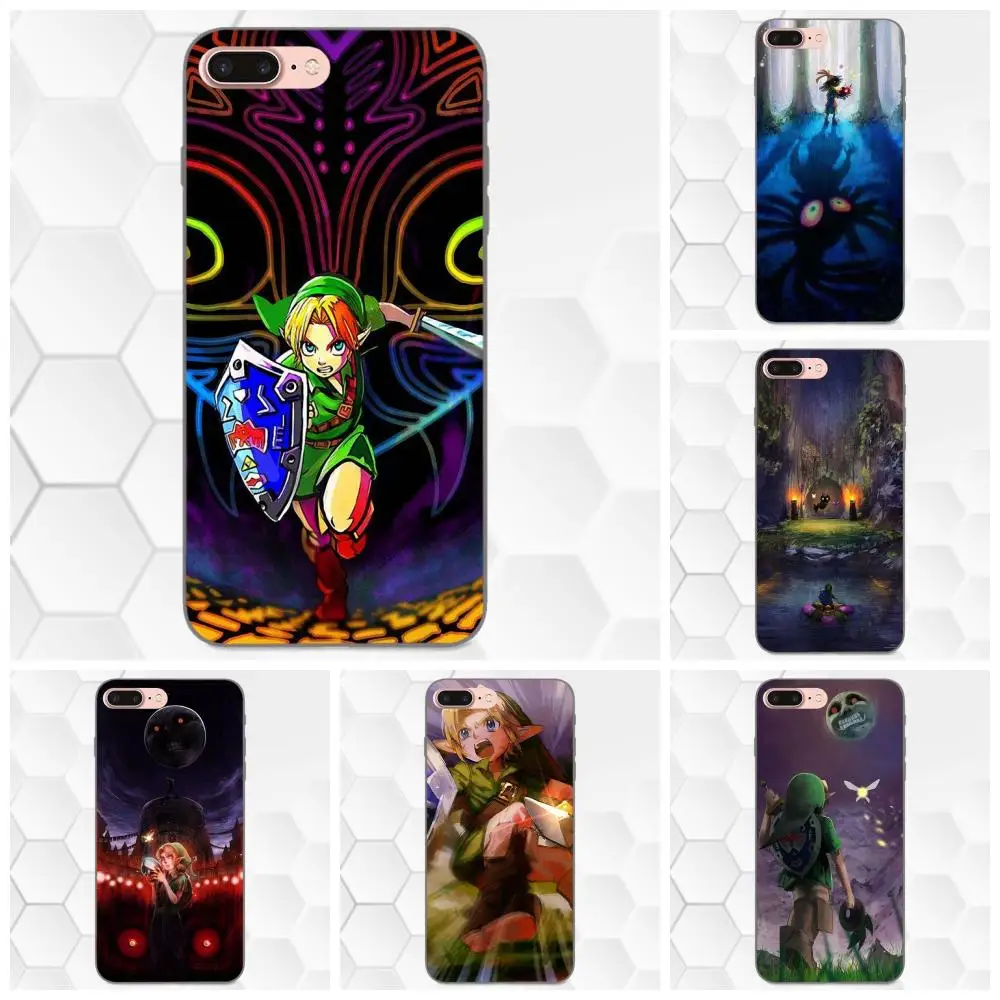 

TPU Soft Phone Cover Case For Huawei Y3 Y5 II Y6 Y7 Y9 nova 2 Plus 2S 3i 4 Lite Plus Prime 2017 2018 2019 Majora's Mask