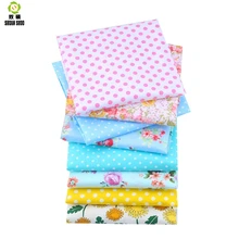 Shuanshuo, новая цветочная ткань, Лоскутная ткань, ткань ручной работы, для шитья, для детей и малышей, простыни, платье, 40*50 см, 40 шт./лот