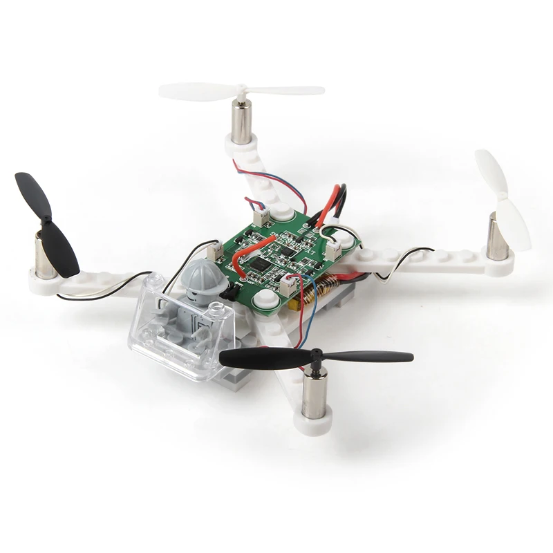 EBOYU(TM) X 101 DIY Drone Building Blocks 2.4GHz Remote Control Drone, Build it Yourself and Fly