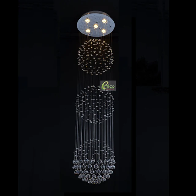 Modern Crystal Chandelier Lamp with 3 ball lamp size: Width:400mm by ... Modern Crystal Chandelier Lamp with 3 ball lamp size: Width:400mm by ...