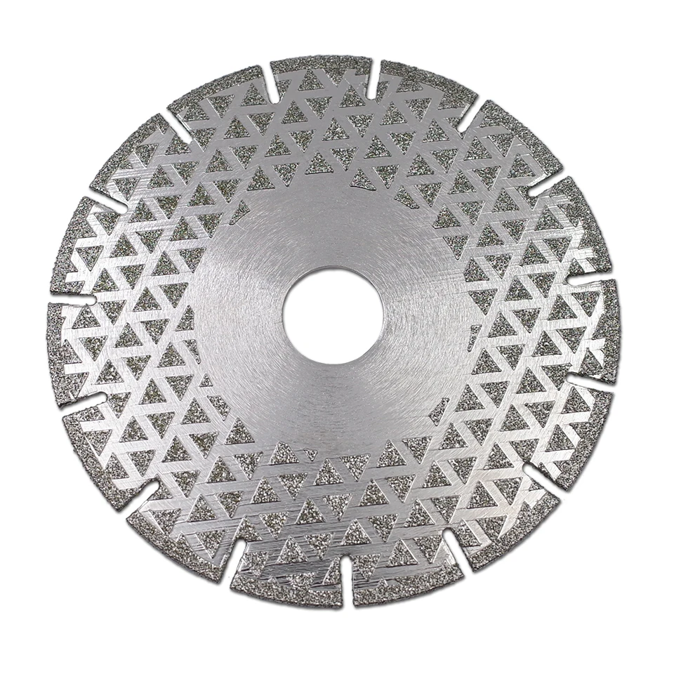 RIJILEI "-9" Гальваническое Алмазное Колесо режущего диска с обеих сторон оцинкованное шлифовальное лезвие пилы для мрамора гранитная керамическая плитка