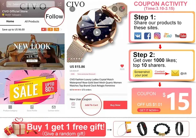 CIVO Fashion Watch Men Waterproof Slim Mesh Strap Minimalist Wrist Watches For Men Quartz Sports Watch Clock Relogio Masculino -