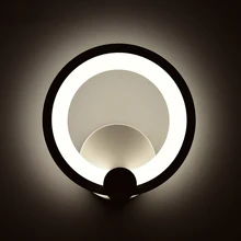 12 Вт круглый современный светодиодный настенный светильник для внутреннего дома, бра, настенный светильник для спальни, прикроватной комнаты, гостиной, Banthroom, лампа Wandlamp