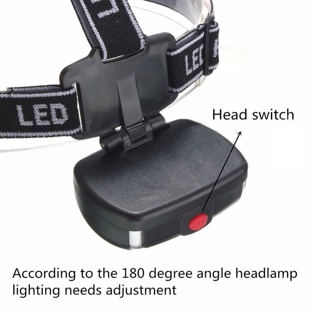 3 режима 2000LM Регулируемый перезаряжасветодиодный емый светодиодный налобный фонарик Сильный COB головной свет лампа для кемпинга ночной