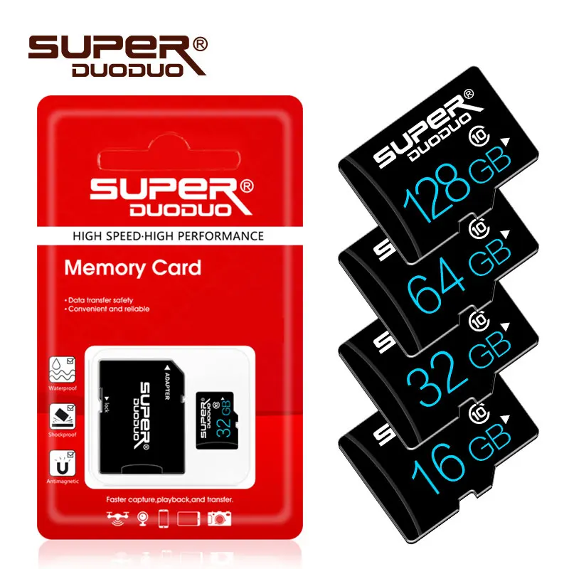 Самая дешевая карта памяти Micro SD 16 ГБ U1 8 Гб класс 10 Microsd 32 64 128 SDHC SDXC C10 tf для камеры