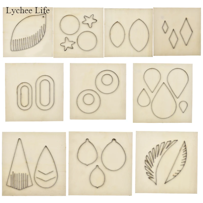 Lychee Life стальное лезвие штамповочный дырокол для кожи Круглый инструмент резки